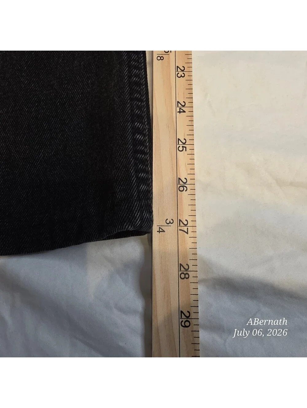 Vintage Levi's 505 Regular Fit Black Jeans W38 L34 Red Tab
